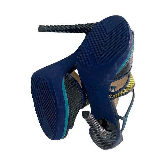 Jimmy Choo Lythe leather heels size 36.5 - Picture 5 of 9